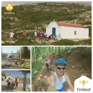 In der Gruppe weltweit mit dem Rad unterwegs