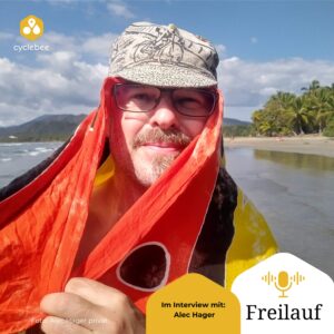 Bei Podcast Freilauf erzählt diesmal Radpolitiker Alec Hager von seinen Radreisen