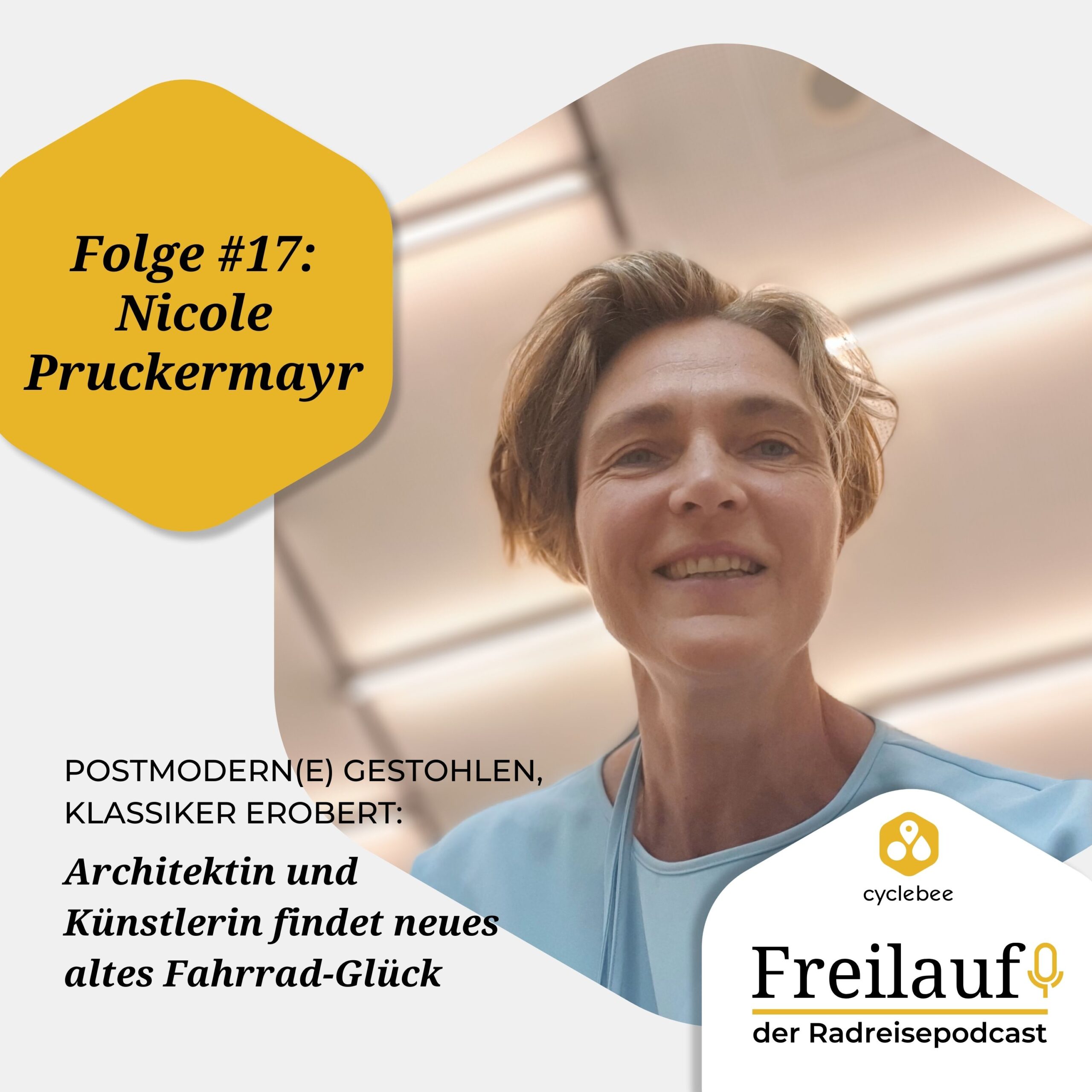 Freilauf Podcast #17: Postmodern(e) gestohlen, Klassiker erobert: Architektin und Künstlerin Nicole Pruckermayr findet neues altes Fahrrad-Glück